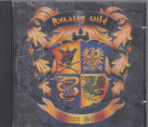 Running wild blazon stone - running, stone"